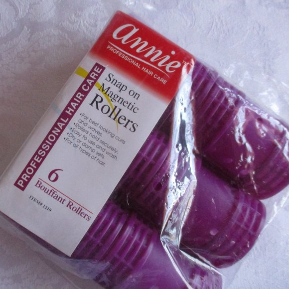 ๐โค ANNIE PROFESSIONAL HAIR CARE โ MAGNETIC ROLLERS SET OF 6 โ NWOT ๐โค - Picture 7 of 8